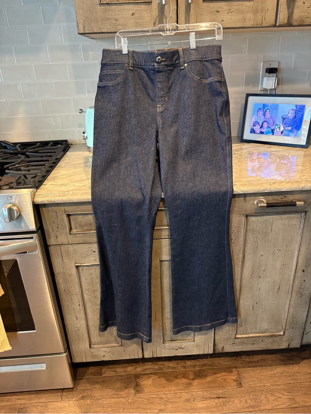 SPANX sculpt  ReDefine Dark Indigo Boot Cut Jeans